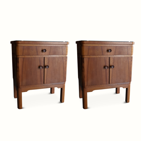 Pair of Mahogany Nightstands