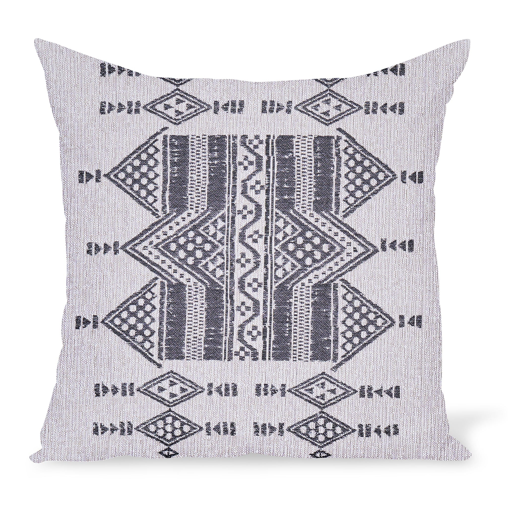Peter Dunham Textiles Outdoor Mombasa in Onyx/Natural Pillow