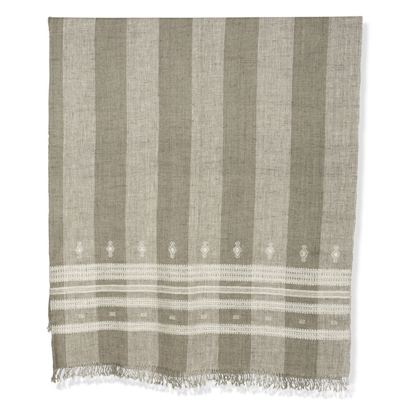 Patna Indian Bedcover in Taupe