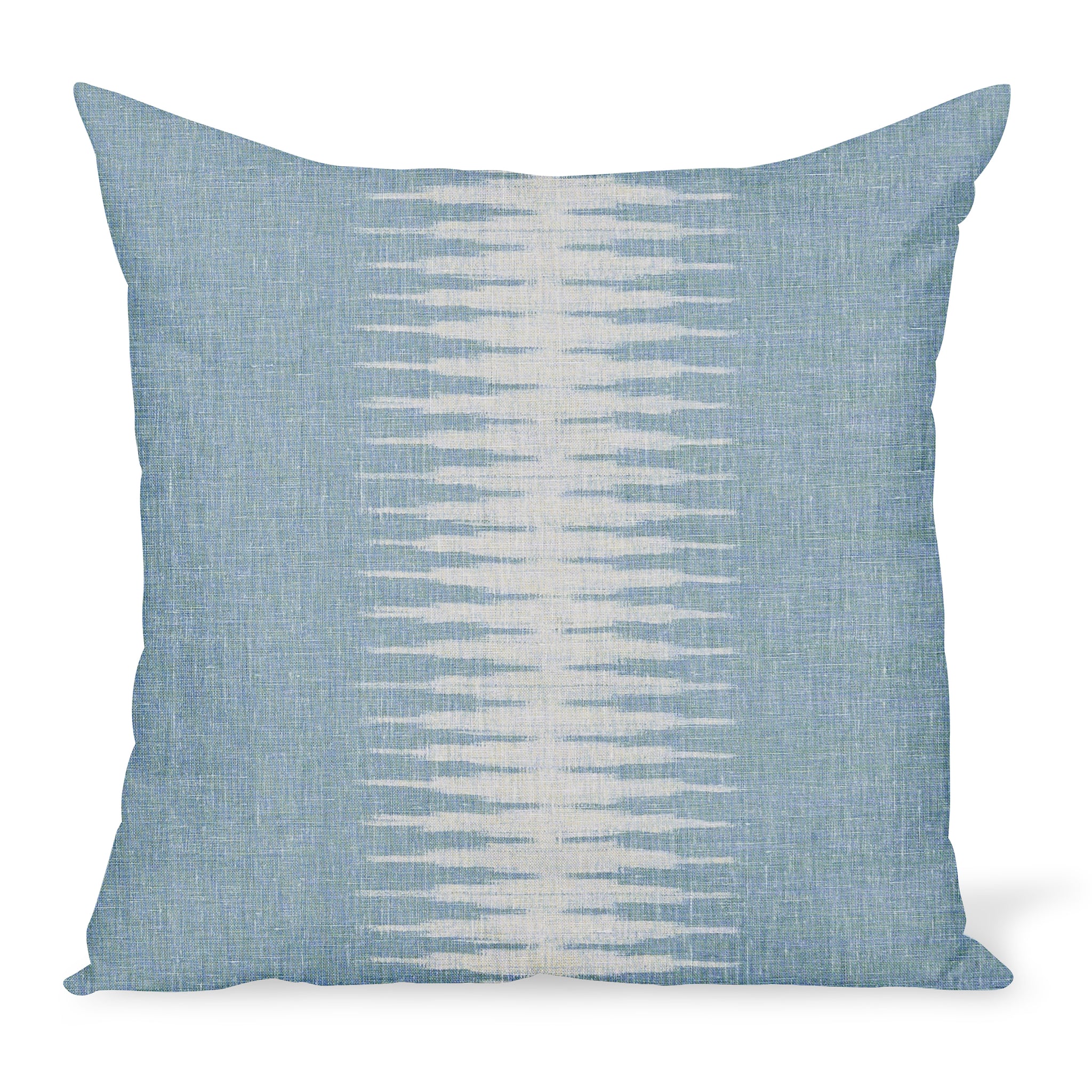 Peter Dunham Textiles Ikat in Ocean Pillow