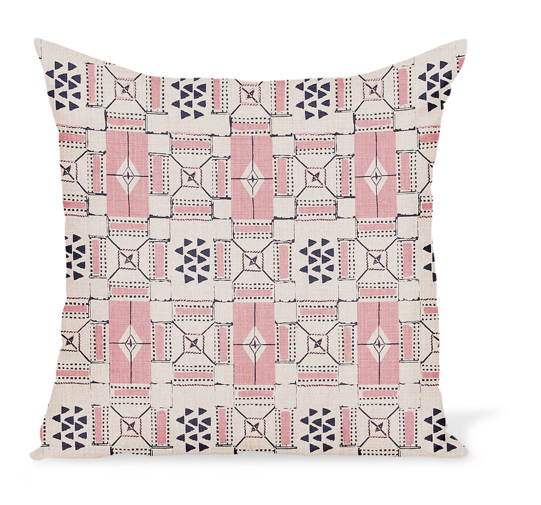 Peter Dunham Textiles Mogador in Pink/Indigo Pillow