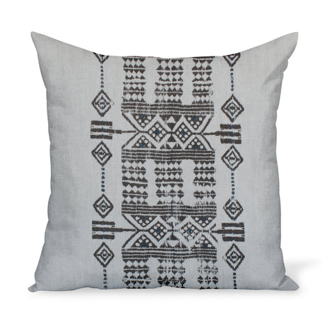 Sheba in Indigo is a tribal linen print from Peter Dunham Textiles. The decorative cushion or pillow is available in a variety of sizes!