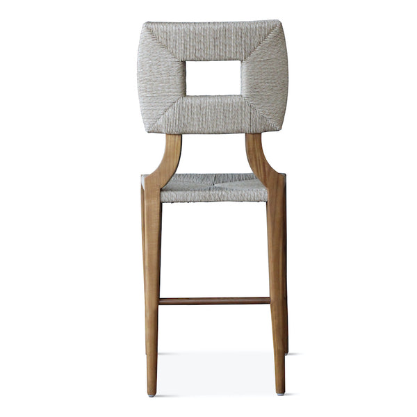Indoor/Outdoor How to Marry a Millionaire Counter Stool in Charcoal or Sand