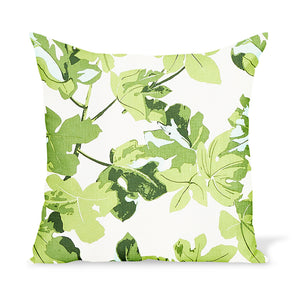 Peter Dunham Textiles Fig Leaf in Faded on Hemp Pillow