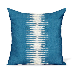 Peter Dunham Textiles Ikat in Indigo Pillow