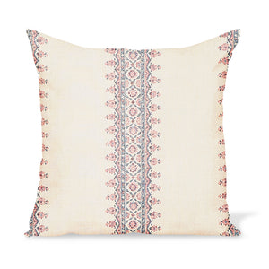 Peter Dunham Textiles Isfahan Stripe in Raspberry Pillow