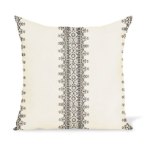 Peter Dunham Textiles Isfahan Stripe in Charcoal Pillow
