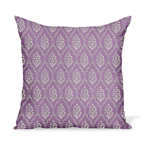 Peter Dunham Textiles Jaali in Amethyst Pillow