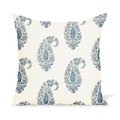 Peter Dunham Textiles Shiraz in Blue/Blue Pillow