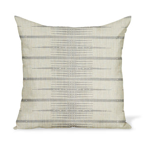 Peter Dunham Textiles Tangiers in Ash/Gray Pillow