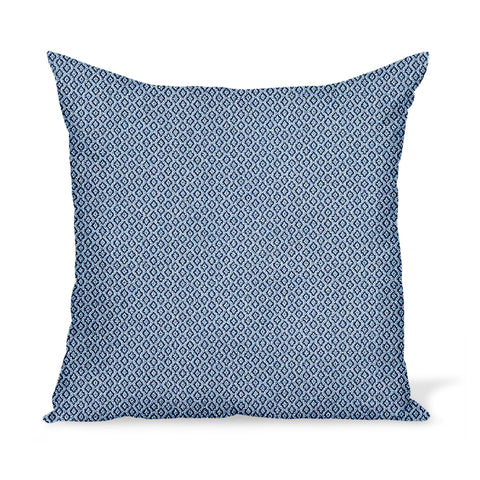 Peter Dunham Textiles Outdoor Heera in Indigo/Sky Pillow
