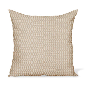 Peter Dunham Textiles Outdoor Persis in Stone on Natural Pillow