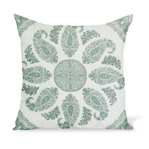 Peter Dunham Textiles Samarkand in Green/Natural Pillow
