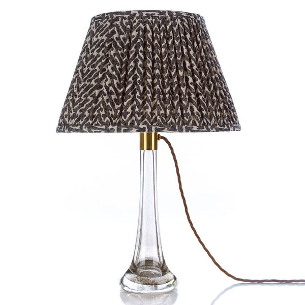 Fermoie Lampshade in Charcoal Rabanna
