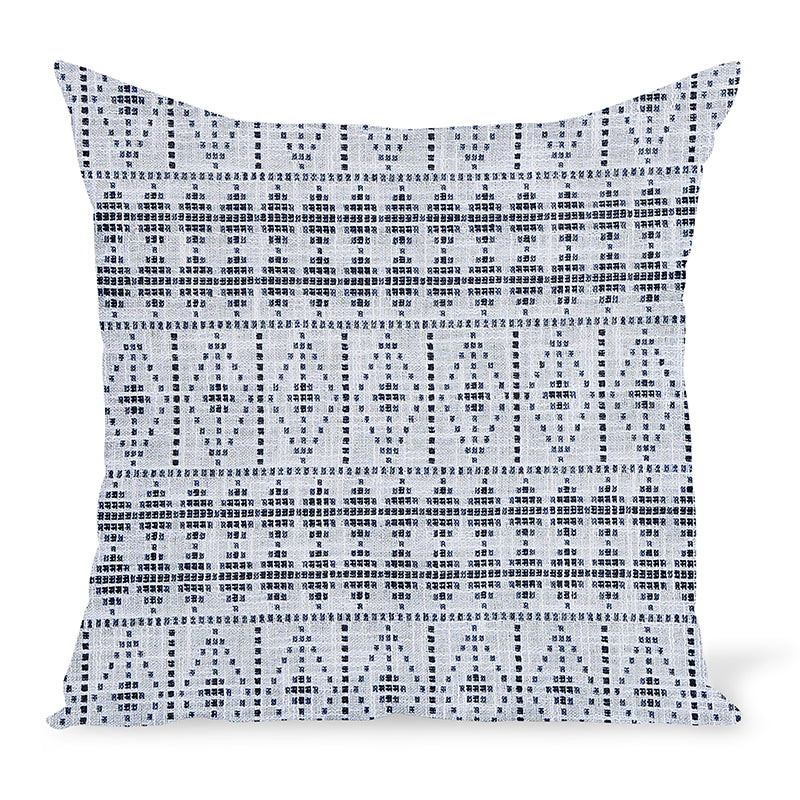 Peter Dunham Textiles Outdoor Souk in Indigo/Midnight Pillow