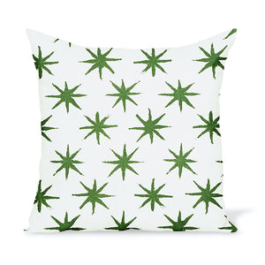 Peter Dunham Textiles Outdoor Starstruck in Green Pillow