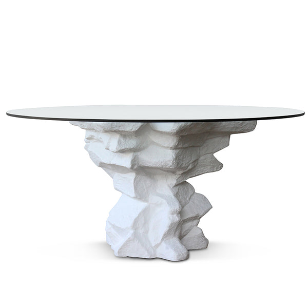 Emilio Rock Center Table with Glass Top