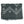 Charcoal bedcover with white zigzag diamonds and fringed trim, close-up