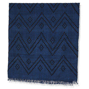 Zig Zag Indian Bedcover in Midnight – Hollywood At Home