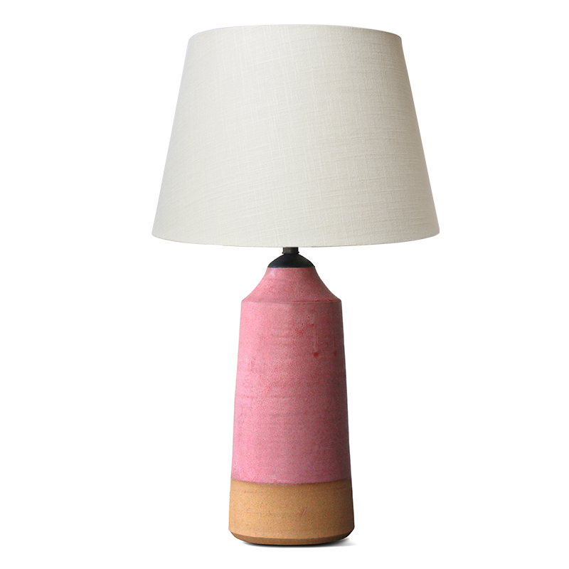 Natan Moss Pink Color Block Lamp