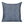A decorative pillow or cushion made from Peter Dunham Textiles linen tribal print, Atlas in indigo blue