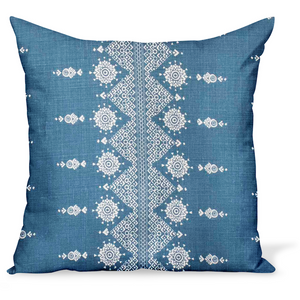 Peter Dunham Textiles Carmania in Indigo Pillow
