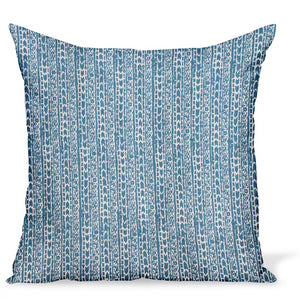 Peter Dunham Textiles Char in Indigo Pillow